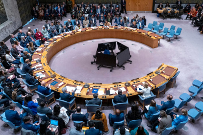 Una vista general del Consejo de Seguridad de la ONU, en Nueva York (NY, EE.UU.).