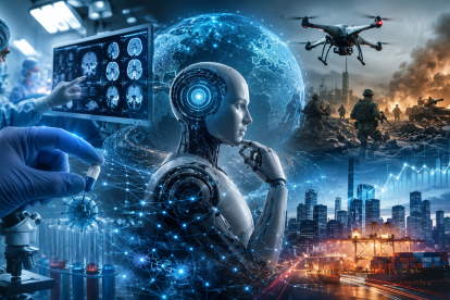 La inteligencia artificial promete transformar la medicina, los conflictos bélicos y la economía, con un potencial tan revolucionario como desafiante.