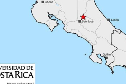 Dos sismos de 5,4 y 4,8 sacudieron Costa Rica el 24 de agosto cerca de San José.
