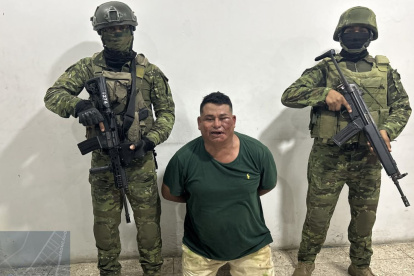 Alias Manaba fue capturado el 23 de agosto en Pueblo Viejo durante un operativo.