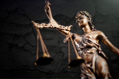 La justicia no es una cuestión que esté presente en un tribunal, lo que es el principio del fin de la sociedad estatal: la gente no arreglará sus problemas ante un sistema que no sirve, sino de otra forma.