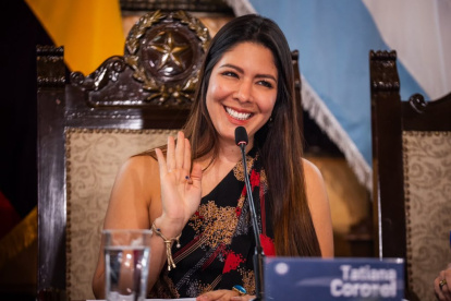 La alcaldesa subrogante de Guayaquil, Tatiana Coronel.