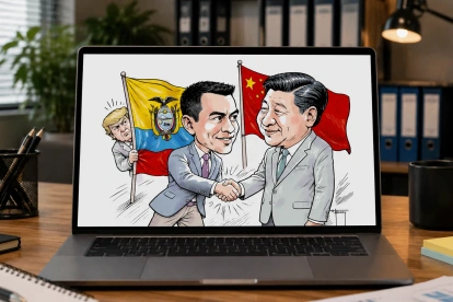 El presidente Daniel Noboa cumple con una gira en Asia que lo llevó a varios países, entre ellos China.