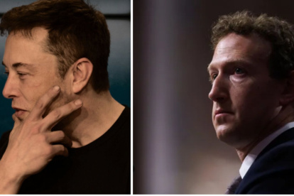 Elon Musk y Mark Zuckerberg.