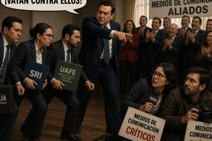 Los medios de comunicación críticos son asfixiados con la pauta, extorsionando a otros anunciantes y hasta usando el aparato estatal.