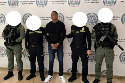 Alias Colombia fue capturado en Armenia por coordinar delitos de Los Tiguerones.