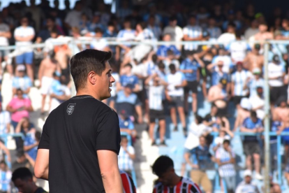 Ezequiel Medrán, durante su etapa como entrenador de uno de sus anteriores equipos.
