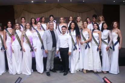 Candidatas oficiales al Miss Ecuador 2026.
