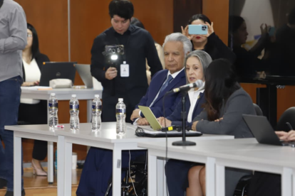 Audiencia en la Corte Nacional donde se define el fallo del caso Sinohydro.