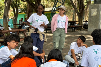 Programa de la JBG con Scholas, en el sur de Guayaquil.