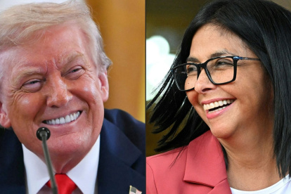 Donald Trump anunció el acuerdo con Delcy Rodríguez.