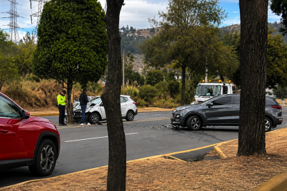 Quito registró dos choques múltiples este lunes 31 de agosto, uno en la avenida General Rumiñahui y otro en el sector de Guápulo.