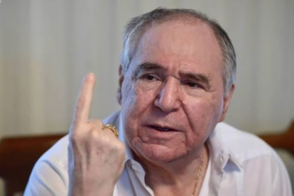 El expresidente Abdalá Bucaram, procesado por el caso Pruebas COVID-19.