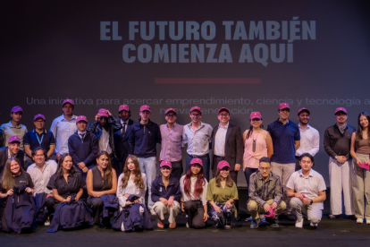 Estudiantes y emprendedores participaron en la presentación de cuatro startups de inteligencia artificial y tecnología impulsadas por la USFQ.