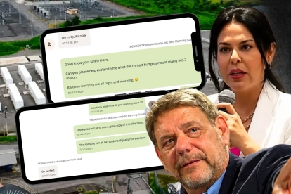 En los chats presentados ante la corte de Florida, figuran los mensajes entre John Manning, CEO de Progen, y su representante en Ecuador, Karla Saud.