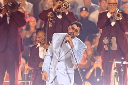 Imagen de archivo de Bad Bunny en concierto.