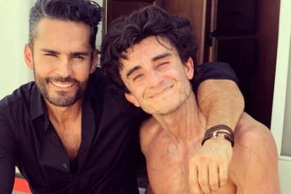 Fabián Ríos compartió esta fotografía junto a Francisco Bolívar para acompañar su mensaje de apoyo al actor.