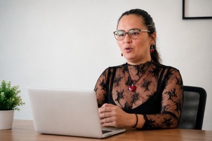 Kalindy Bolívar viajó a México para consultar archivos históricos relacionados con su investigación doctoral.