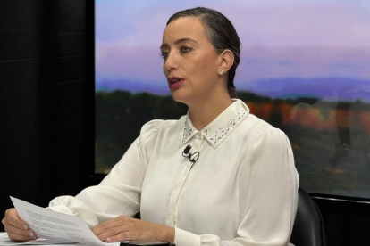 La prefecta de Santo Domingo, Johana Núñez, fue electa por la Revolución Ciudadana.