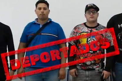 Cuatro ciudadanos extranjeros fueron deportados, luego de burlarse de la reforma a la Ley de Tránsito, que incluye servicio de delivery.