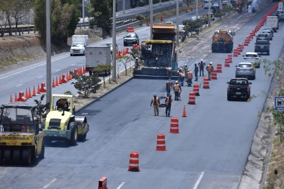 Los trabajos en la Ruta Viva se concentran en un segundo tramo, en el sector de Cochapamba, desde la calle Juan Ascaray hasta Los Arupos.
