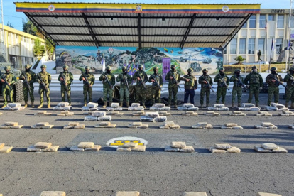 Media tonelada de marihuana fue incautada en Ascázubi cuando iba hacia Guayaquil.