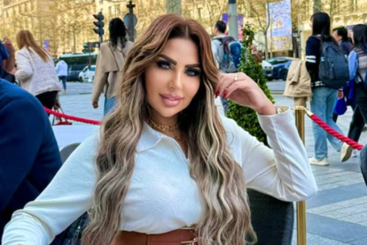 Sarah Khalifa, presentadora de televisión egipcia.
