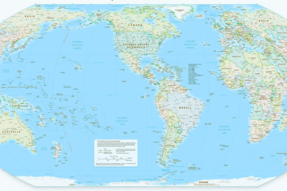 El nuevo mapamundi llamado Equal Earth.