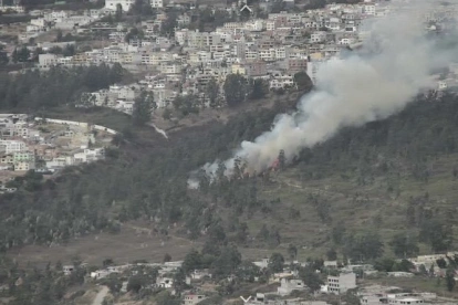 El 6 de septiembre se registró una columna de humo en el sector de Mastodontes, en el norte de Quito.