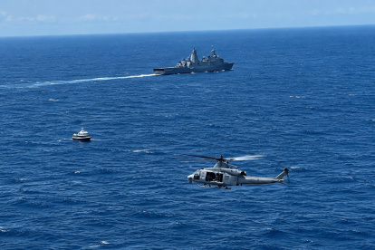 El barco manabita Don Rufo fue interceptado y hundido por marinos estadounidenses este martes 8 de septiembre