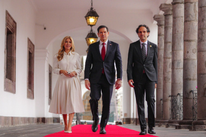 Marco Rubio, secretario de Estado de Donald Trump, se reunió con el presidente Daniel Noboa este 9 de septiembre de 2026.