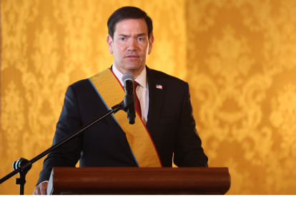 Marco Rubio, secretario de Estado de Estados Unidos, dijo que esperaba volver al Ecuador, en septiembre 2027.