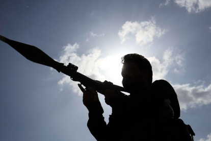 Un soldado hutí en Yemen.