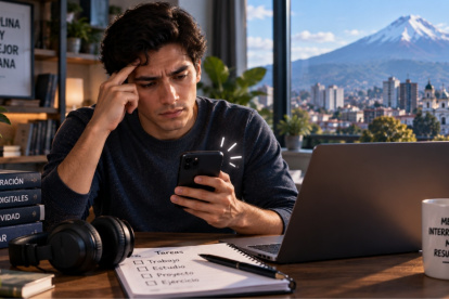 Las notificaciones del celular pueden interrumpir la atención y afectar temporalmente el procesamiento cognitivo, incluso cuando duran menos de un segundo.