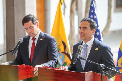El miércoles 9 de septiembre de 2026, el secretario de Estado de Estados Unidos Marco Rubio se reunió con autoridades ecuatorianas.