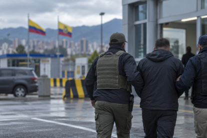 Alias Comandante 7, ciudadano ecuatoriano, fue detenido por autoridades en Colombia.