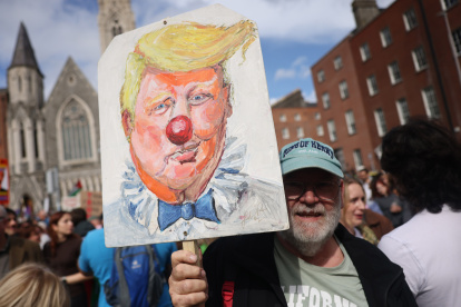Protestas anti-Trump tuvieron sede en Dublin