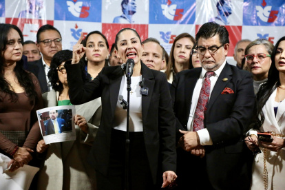 Luisa González buscaba la Prefectura de Manabí de la mano de Pachakutik.