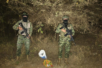 El 12 de septiembre, Fuerzas Armadas decomisaron 57 granadas en La Aurora, Daule, vinculadas a Los Lobos.