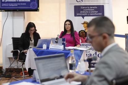 Inés Romero fue la primera aspirante en enfrentar las audiencias públicas de impugnación n el concurso para Fiscal General.