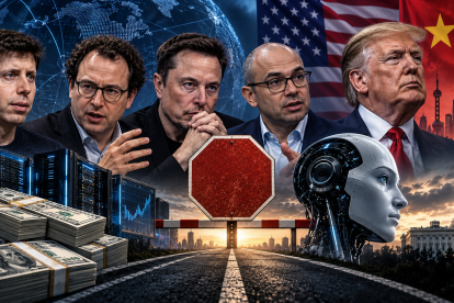 Los líderes de la inteligencia artificial comienzan a hablar de desacelerar la carrera, mientras crecen las dudas sobre los riesgos, los costos y la competencia entre Estados Unidos y China.
