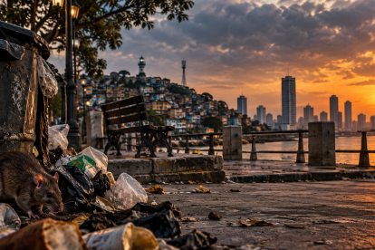El abandono urbano y la acumulación de basura reflejan el deterioro de una ciudad que reclama mayor atención y planificación.