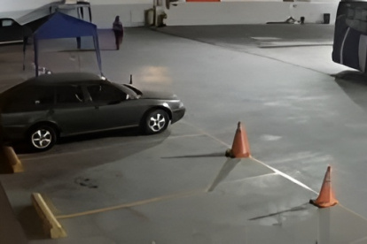 Lugar donde el guardia de seguridad repelió un intento de asalto registrado en una estación de servicio de Nueva Prosperina, en Guayaquil.