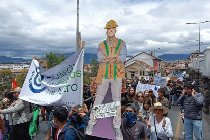 Movilización en Cuenca.