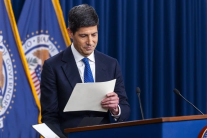 Kevin Warsh, presidente de la Reserva Federal de EE. UU., informa sobre la subida de las tasas de interés este 16 de septiembre de 2026.