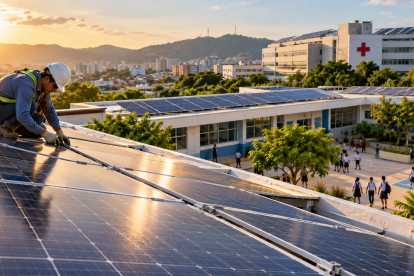 Las cubiertas con paneles solares pueden aprovechar espacios de escuelas y otras edificaciones para generar energía renovable.