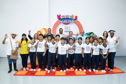 Nescuelita desarrolla experiencias educativas para que los niños aprendan sobre hábitos saludables, alimentación y cuidado del entorno.