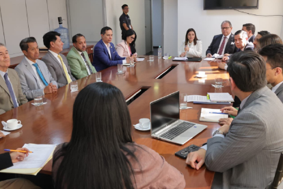 Rol. Los vocales de la Judicatura se reunieron con jueces penalistas, no especializados, para darles su apoyo.