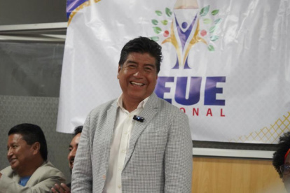 Jorge Yunda es el candidato de Avanza para buscar la Alcaldía de Quito.