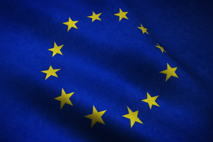 Foto referencial de la bandera de la Unión Europea.